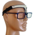 Rinoplasti sonrası burun baskısını önleyen Nazalift erkek karma deri gözlük tutucu aparat.